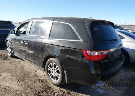 2011 Honda Odyssey Ex-L from USA, damaged, VIN 5FNRL5H65BB010466